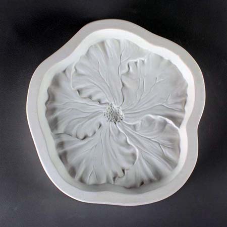 Hibiscus Frit Cast Mold -7.5 x 8 in. link