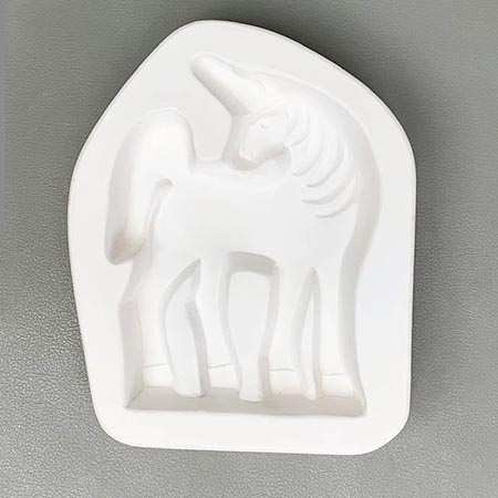 Unicorn Frit Casting Mold for Stand-Up - 5.5 x 4.5 in. link