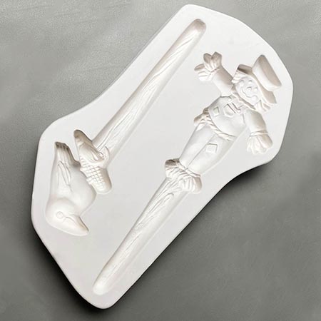 Scarecrow & Crow Stakes Frit Casting Mold - 12 x 6.5 in. link