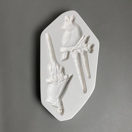 Cardinal Icicles Mold - 12 x 6.5 in. photo