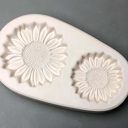 Two Small Sunflowers Mold - 10 x 6 in. link