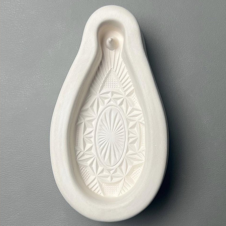 Crystal Tear Ornament Mold - 6.5 x 3.25 in. link