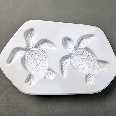 Two Small Turtles Mold - 4 x 3.5 in. link