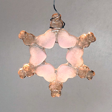 Heart Flake Mold - 5.25 x 5 in. photo