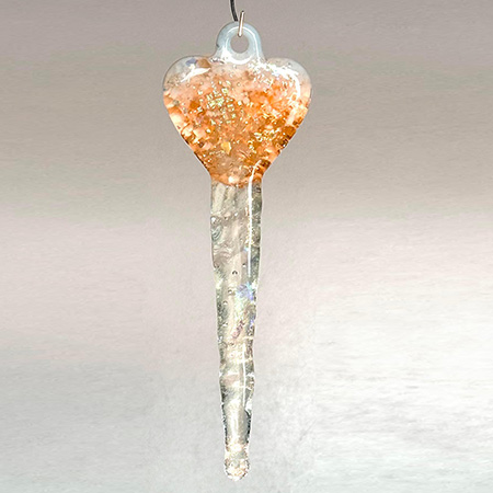 Heart Icicle Mold - 8 x 4 in. Heart Icicle Mold - 8 x 4 in. photo