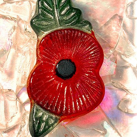 Remembrance Poppy Mold - 4.75 x 3 in. Remembrance Poppy Mold - 4.75 x 3 in. photo