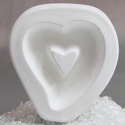 Holey Hollow Heart Mold - 3.625 x 3.25 in. link