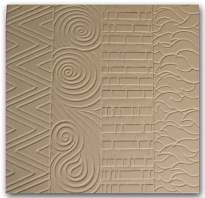 Hot Pattern Ceramic Texture Mold 9 x 9 in. Tile link