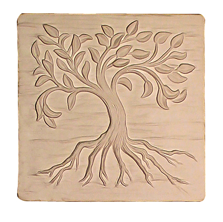Small Tree of Life Texture Tile 7 x 7 in. link