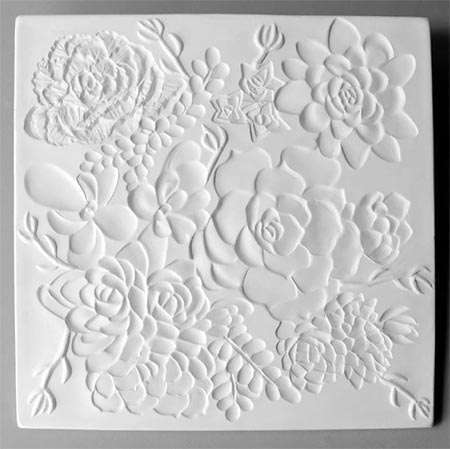Succulent Texture Plate Mold - 8.75 in. link