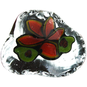 Plumeria Red Murrini Borosilicate 33 COE (4 Gram minimum) link