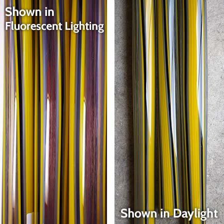 Parallax (CFL) Yellow Black Gray Tube (sold by the pound, 1/4 lb. minimum) link