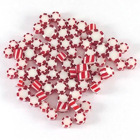 Peppermint Twist Millefiori Slices - 90 COE link