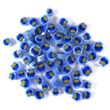 Owl Millefiori Slices - 96 COE Owl Millefiori Slices - 96 COE photo