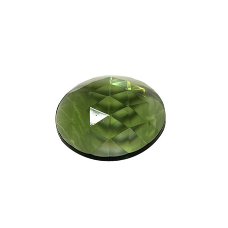 Moss Green Jewel - Round (20mm) link