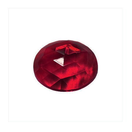 Red Jewel - Round (20mm) link