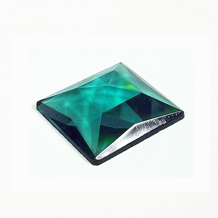 Blue Green Jewel - Square (25mm) link