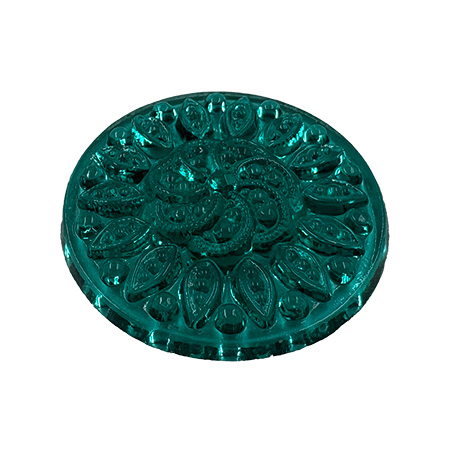 Blue Green Sundial Jewel - Round (35mm) Pack of 4 link