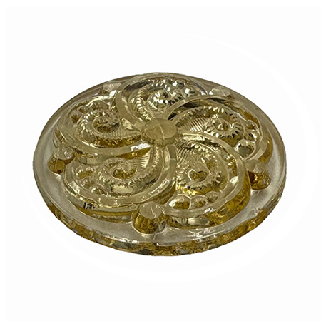 Honey Swirl Jewel - Round (35mm) Pack of 4 link