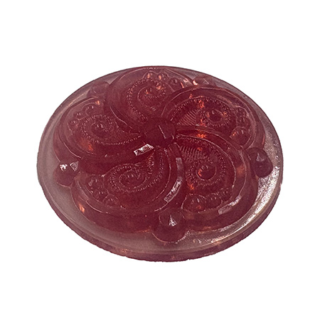 Opal Gold Pink Swirl Jewel - Round (35mm) Pack of 4 link