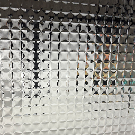 Pyramid (1/2 in. Cross Reed) Clear Import Texture Pyramid (1/2 in. Cross Reed) Clear Import Texture photo