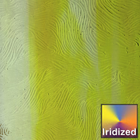 Bright Yellow/ Opal Streaky Vertigo Iridized photo