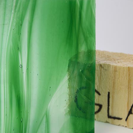 Hunter Green Opal/ Clear link