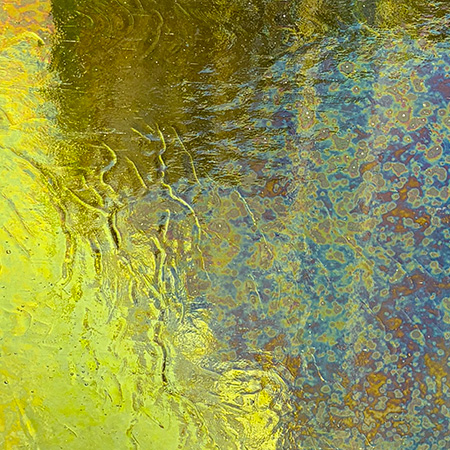 Medium Chartreuse Green Iridescent photo