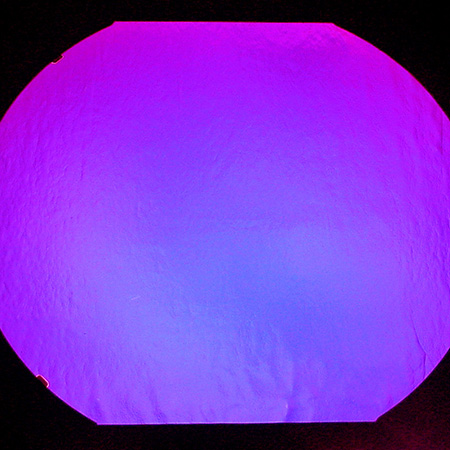 Clear Borosilicate with Dichroic Green/ Magenta Blue link