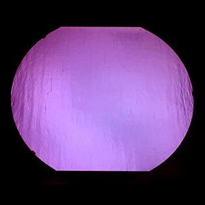 Thin Clear Borosilicate with Dichroic Violet link