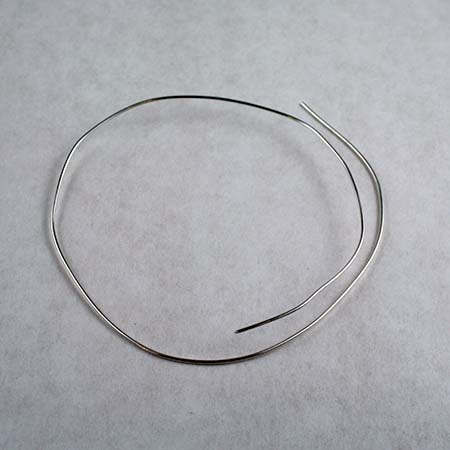 Fine Fuming Silver - 1 ft. link