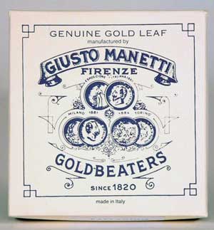 Pure Gold Leaf Foil 3-3/8 in. Square (25 per Pack) link