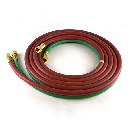 Torch Hose Set 1/4 in. x 12-1/2 feet Brass Fittings on both Ends link