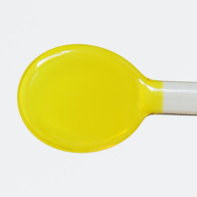 Transparent - Electric Yellow Moretti rod 104 COE (1/4 lb. minimum order) link