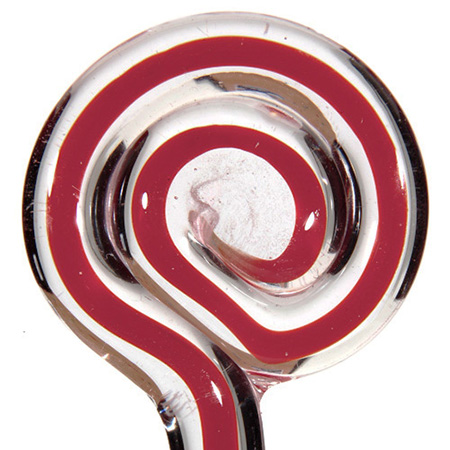Filigree - Purple Red/Crystal Moretti rod 104 COE (1/4 lb. minimum order) link