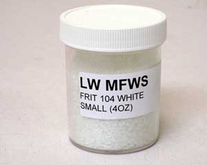 White Small Frit 104 COE (4 oz.) link