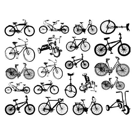 Bikes Black Decals link