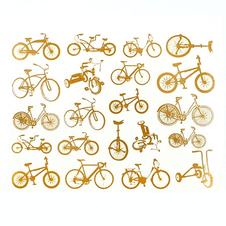 Bikes Gold Decals link