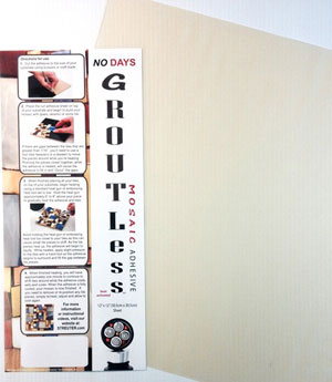 No Days Groutless Mosaic Adhesive - Clear 12 x 12" link