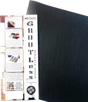 No Days Groutless Mosaic Adhesive - Pewter 12 x 12" link