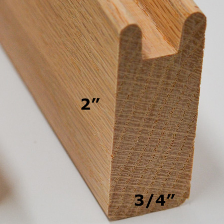Extra Wide Oak Framing Stock (2 in. x 6 feet) link