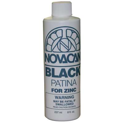 Novacan Black Patina for Zinc (8oz) link