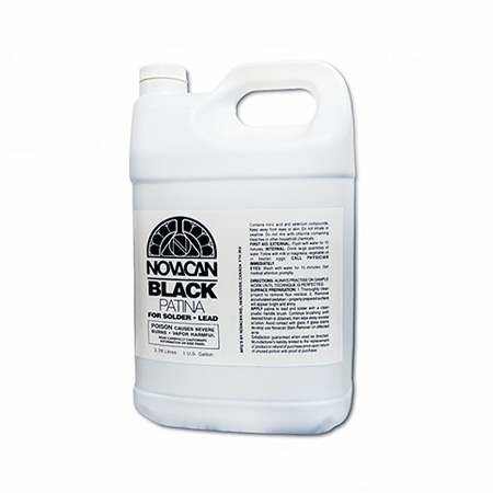 Novacan Black Patina for Zinc (1 Gallon) link