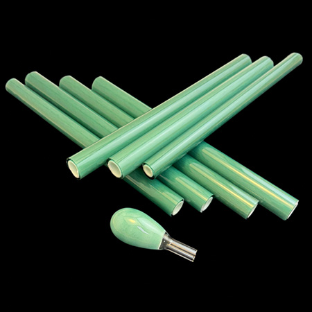 Tidepool Over Star White Tube 33 COE (1/4 lb. minimum order) link