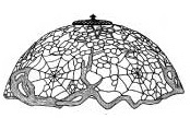 Cobweb & Apple Blossom (18 in.) Lamp Kit 683 pieces Cobweb & Apple Blossom (18 in.) Lamp Kit 683 pieces photo