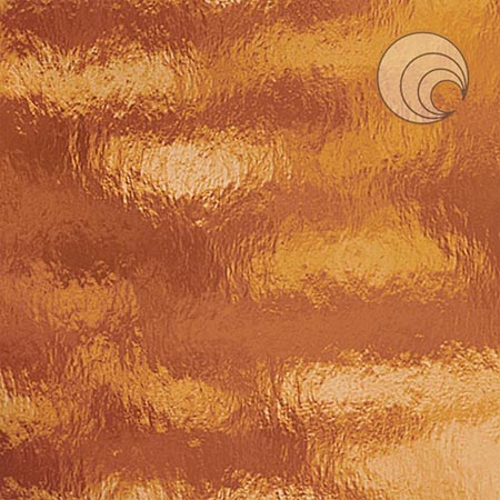 Medium Amber Rough Rolled Transparent Fusible 96 coe Medium Amber Rough Rolled Transparent Fusible 96 coe photo