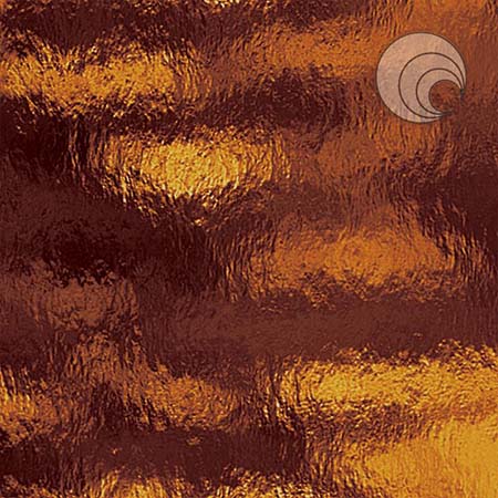 Dark Amber Rough Rolled Transparent Fusible 96 coe link