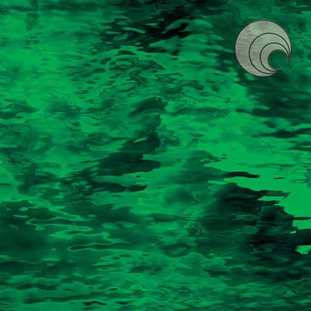 Dark Green Waterglass Transparent Fusible 96 coe link