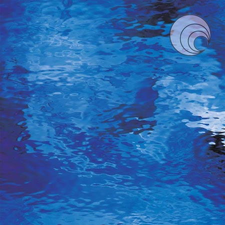 Medium Blue Waterglass Transparent Fusible 96 coe link