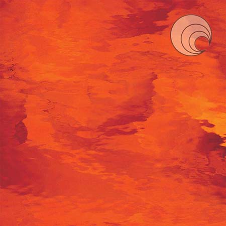 Orange Waterglass Transparent Fusible 96 coe link